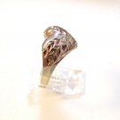Vintage Sterling Silver Heart Ring Size 9 1/4