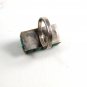 Adjustable Vintage Mexican Silver & Turquoise Ring Size 5 Old Eagle 2 Mark