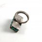 Adjustable Vintage Mexican Silver & Turquoise Ring Size 5 Old Eagle 2 Mark