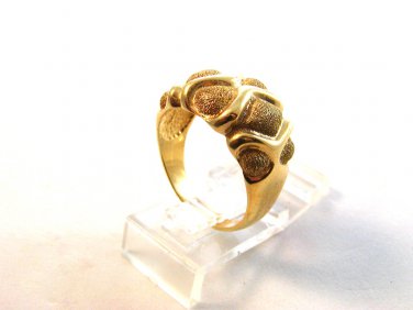 Vintage Gold Tone Ring Size 9 1/4