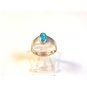 Vintage Sterling Silver & Opal Ring Size 6 1/2