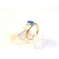 Vintage Sterling Silver & Opal Ring Size 6 1/2