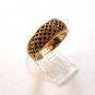 Vintage Gold Vermeil Cz Band Ring Size 8 1/4