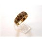 Vintage Gold Vermeil Cz Band Ring Size 8 1/4