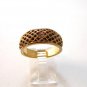 Vintage Gold Vermeil Cz Band Ring Size 8 1/4