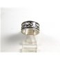 Mexican Taxco Sterling Silver Dolphin Band Ring Size 7 3/4