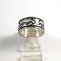 Mexican Taxco Sterling Silver Dolphin Band Ring Size 7 3/4