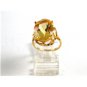 Sterling Silver Gold Vermeil Citrine Ring Size 7 1/2