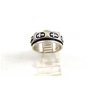Sterling Silver Cross Worry Spinner Ring Size 8 3/4 04152014