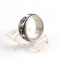 Sterling Silver Cross Worry Spinner Ring Size 8 3/4 04152014