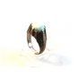 Vintage Silver & Green Stone Ring Size 8 1/2