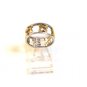 Vintage Sterling Silver 2 Tone Hearts Ring Size 7 3/4