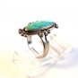 Bells Trading Post Native American Sterling & Turqouise Ring Size 5 1/2