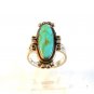 Bells Trading Post Native American Sterling & Turqouise Ring Size 5 1/2