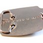 New Old Stock Silver Tone Black Enamel Western Cowboy Belt Buckle