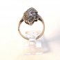Vintage Sterling Silver & Marcasites Ring Size 8 1/4