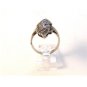 Vintage Sterling Silver & Marcasites Ring Size 8 1/4
