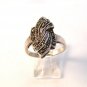 Vintage Sterling Silver & Marcasites Ring Size 8 1/4