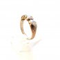 Vintage Sterling Silver 3 Three Heart Ring Size 7