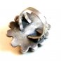 Signed Vintage Native American Silver & Turquoise Ring Size 7 545