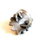 Signed Vintage Native American Silver & Turquoise Ring Size 7 545
