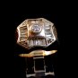 Vintage Sterling Silver & CZs Ring Size 11 1/2