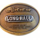 Vintage Long Haul Belt Buckle for Professional Truckers Made in U.S.A.