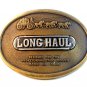 Vintage Long Haul Belt Buckle for Professional Truckers Made in U.S.A.