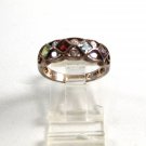Sterling Silver Garnet Blue Topaz Amythest Ring Size 7 1/2
