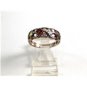 Sterling Silver Garnet Blue Topaz Amythest Ring Size 7 1/2