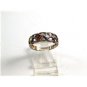 Sterling Silver Garnet Blue Topaz Amythest Ring Size 7 1/2