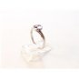 Vintage Sterling Silver Two 2 Heart Ring Size 8