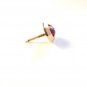 Vintage Anson 1950-60S Yellow Gold Sapphire Tie Tac - a