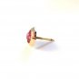 Vintage Anson 1950-60S Yellow Gold Sapphire Tie Tac - a