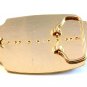 New Old Stock Gold Tone Black Enamel Western Cowboy Belt Buckle