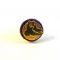 Vintage Gold Tone & Black 2 Birds Dove's of Peace ? Tie Tac