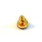 Vintage Gold Tone & Black 2 Birds Dove's of Peace ? Tie Tac
