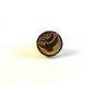 Vintage Gold Tone & Black 2 Birds Dove's of Peace ? Tie Tac