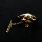 Vintage Frog with Faux White Pearl Back Goldtone Tie Tac Unbranded 72815