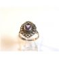 Vintage Sterling Silver & Amythest Ring Size 8