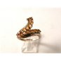Vintage Sterling Silver & Citrine Ring Size 8