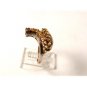 Vintage Sterling Silver & Citrine Ring Size 8