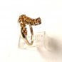 Vintage Sterling Silver & Citrine Ring Size 8