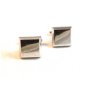 Vintage Silver Tone Cufflinks Signed Hickok U.S.A.
