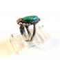 Vintage Signed Southwest Sterling & Turquoise Ring Size 5 1/2