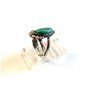 Vintage Signed Southwest Sterling & Turquoise Ring Size 5 1/2