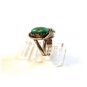 Vintage Signed Southwest Sterling & Turquoise Ring Size 5 1/2