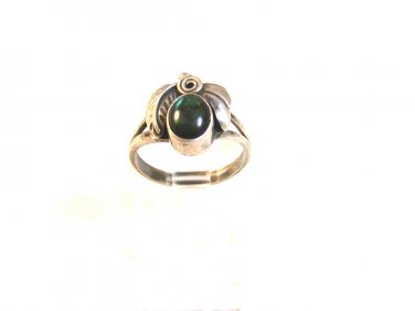 Vintage Native American Sterling Silver & Abalone Ring Size 6 1/2