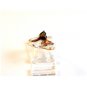 Sterling Silver & Orange Topaz Heart & Citrine Ring Size 8