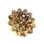 Vintage 1950's Gold Tone & Pink Rhinestone Brooch